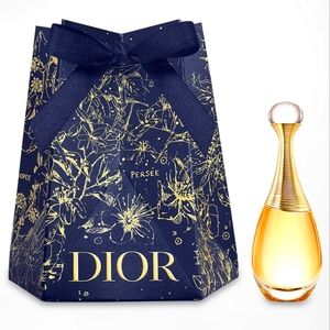 Dior J'adore 5ml/.17oz Eau de Parfum Deluxe Mini With Dior Logo Cracker Gift Box